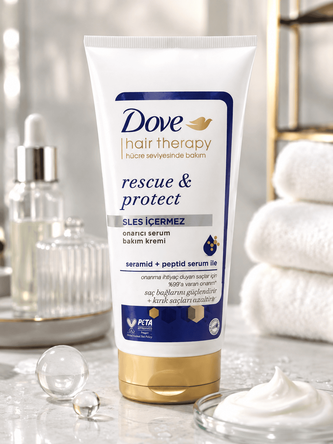 کرم مراقبت از مو داو Hair Therapy Rescue & Protect